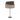 Sobremesa Alto Hara 1xe27 Marron/marron 66x35x35 Cm