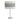 Sobremesa Alto Ivanna 1xe27 Niquel/blanco-madera Gris 62x30x30 Cm