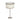 Sobremesa Alto Soprano 1xe27 Cuero/beis 60x30x30 Cm