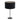 Sobremesa Alto Tania 1xe27 Negro/negro-madera Gris 62x30x30 Cm