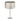 Sobremesa Alto Tania 1xe27 Niquel/madera Gris 62x30x30 Cm