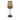 Sobremesa Campana 1xe14 Saco/marron 45x15x15 Cm