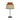 Sobremesa Jia 1xe14 Natural/calabaza 40x20x20 Cm