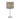 Sobremesa Katerina 1xe14 Niquel/madera Gris 42x17x17 Cm
