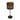 Sobremesa Niebla 1xe14 Marron/marron-oro 43x17x17 Cm