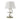 Sobremesa Nueva York 8w 4000k+1xe27 Cuero Pantalla Blanco Roto 600lm 44x23x23 Cm