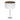 Sobremesa Tatiana 1xe27 Niquel/blanco-mad.Oscura 63x30x30 Cm