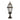 Sobremuro Exterior Aluminio Becrux 1xe27 Neg/oro 64.5x21x21 Cm Ip44