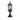 Sobremuro Exterior Aluminio Pollux 1xe27 Neg/oro 48.5x17x17 Cm Ip44