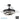 Ventilador 72w Dc Kai Negro 3 Aspas Transp. 6Vel. 3 Colores 43/58x50/107 C/remoto.memoria Y temp. 6120lm