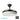 Ventilador Dc Moda 72w Negro/cañizo Blanco 108d 3aspas 7200lm 3000k.4000k.6000k Remoto+memoria+temporizador