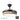 Ventilador Dc Moda 72w Negro/cañizo Oscuro 108d 3aspas 7200lm 3000k.4000k.6000k Remoto+memoria+temporizador