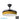 Ventilador Dc Moda 72w Negro/amarillo 108d 3aspas 7200lm 3000-4000-6000k Remoto+memoria+temporizador