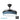 Ventilador Dc Moda 72w Negro/azul 108d 3aspas 7200lm 3000k.4000k.6000k. Remoto+memoria+temporizador